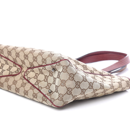Gucci Monogram Medium Tote Red 8 of 9