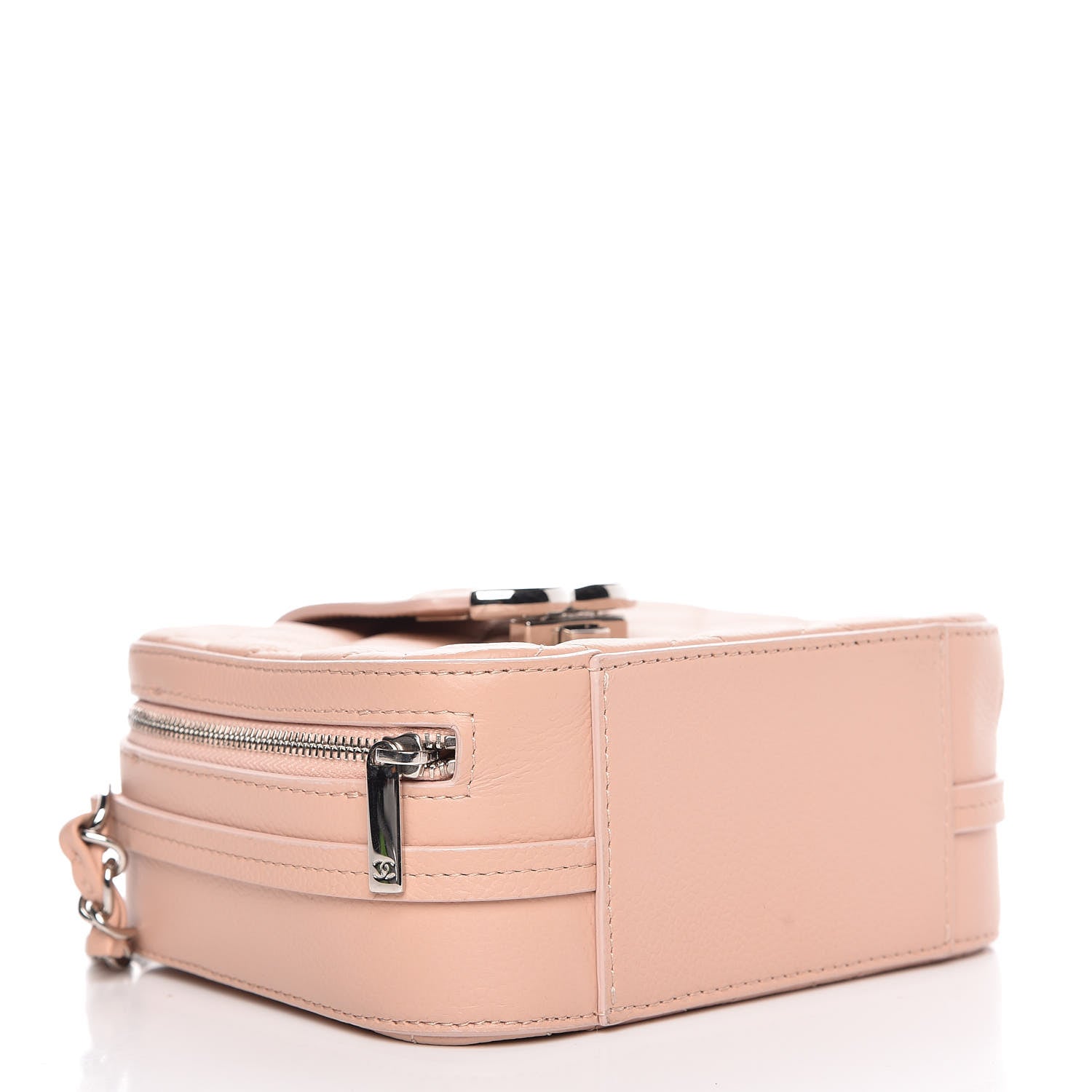 Chanel Caviar Quilted Mini CC Box Camera Bag Pink 4 of 7