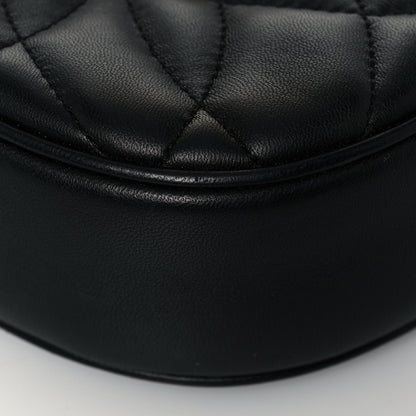Dolce & Gabbana Smooth Calfskin Mini Devotion Camera Bag Black 9 of 13
