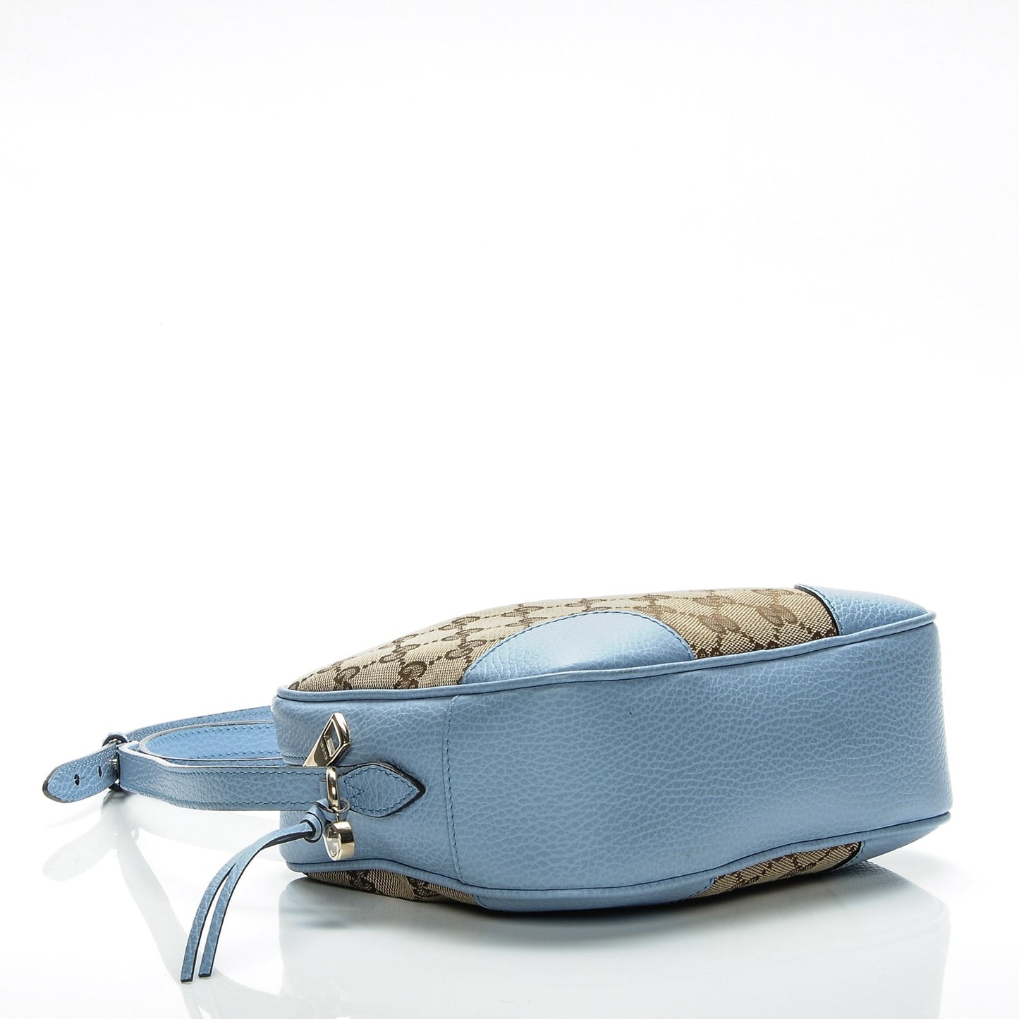 Monogram Mini Bree Messenger Bag Beige Mineral Blue