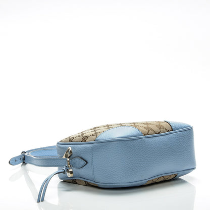 Gucci Monogram Mini Bree Messenger Bag Beige Mineral Blue 5 of 9