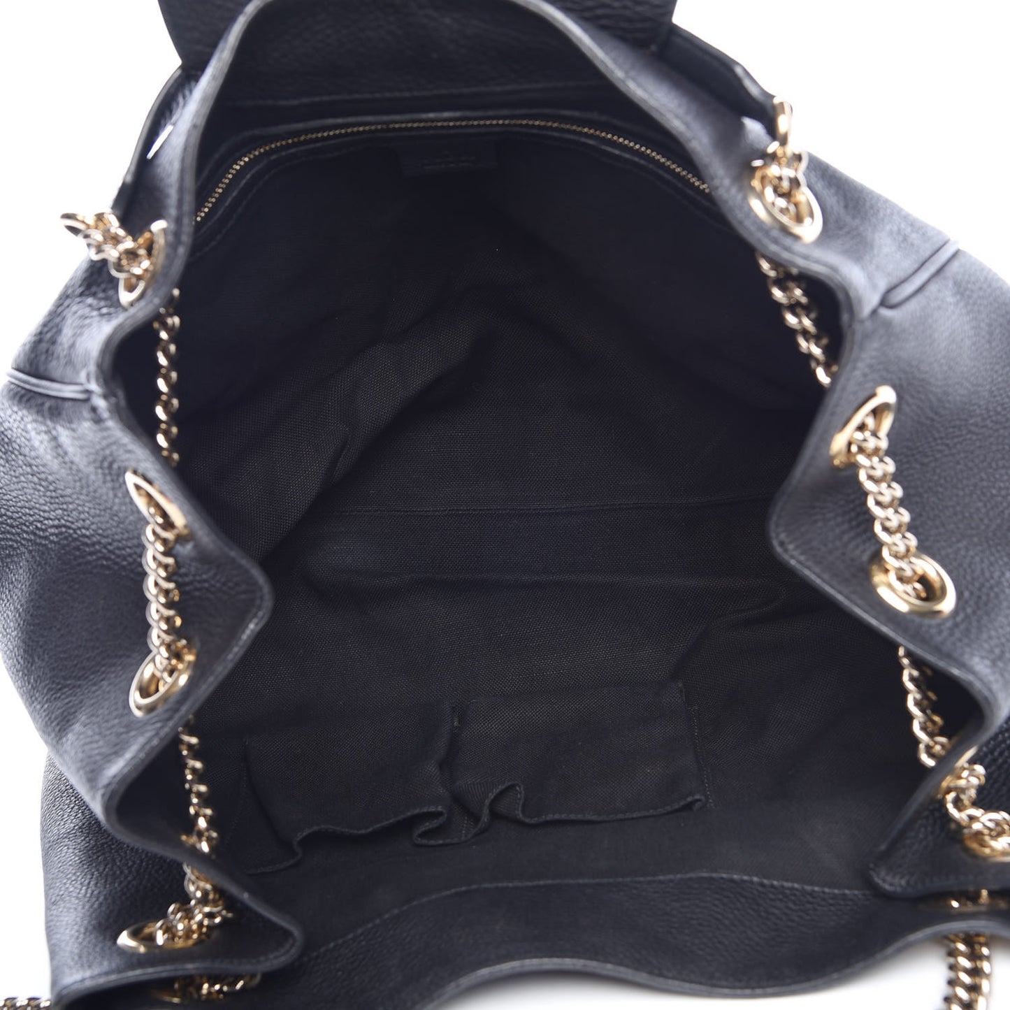 Calfskin Medium Emily Shoulder Bag Black