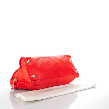 Balenciaga Agneau Giant 21 Silver Hardware Part Time Vermillion 4 of 7