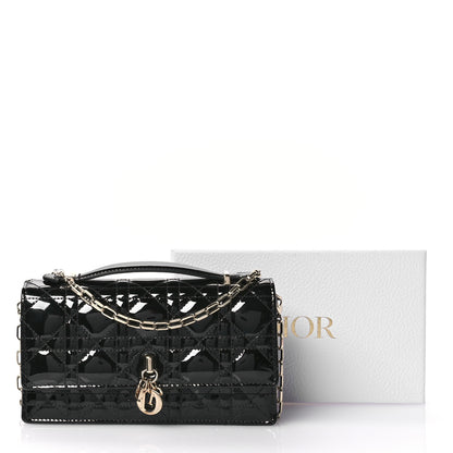 Christian Dior Patent Cannage Mini My Dior Bag Black 12 of 12