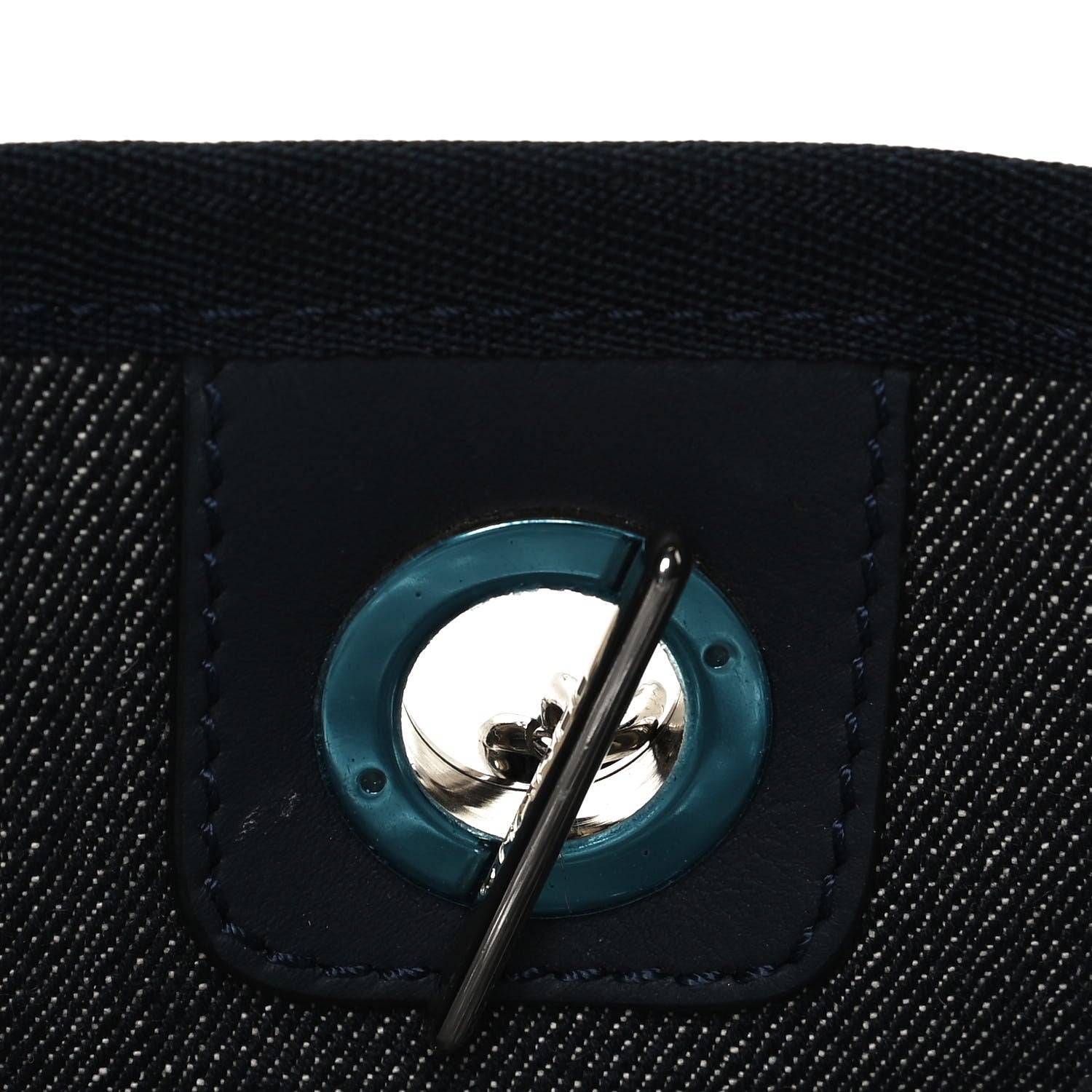 Chanel Denim Small Deauville Tote Dark Blue 14 of 14