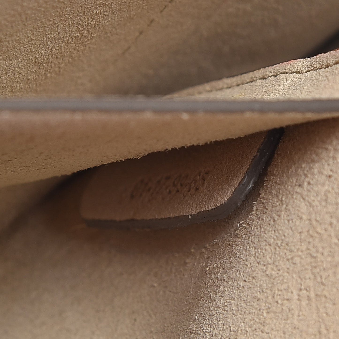 Suede Calfskin Small Faye Shoulder Bag Tobacco