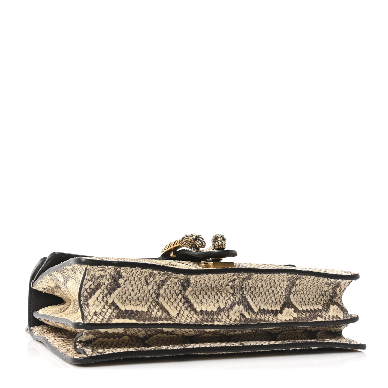 Gucci Snakeskin Web Medium Dionysus Shoulder Bag Natural 4 of 11