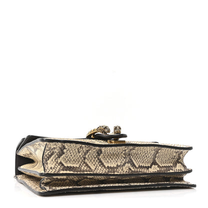 Gucci Snakeskin Web Medium Dionysus Shoulder Bag Natural 4 of 11