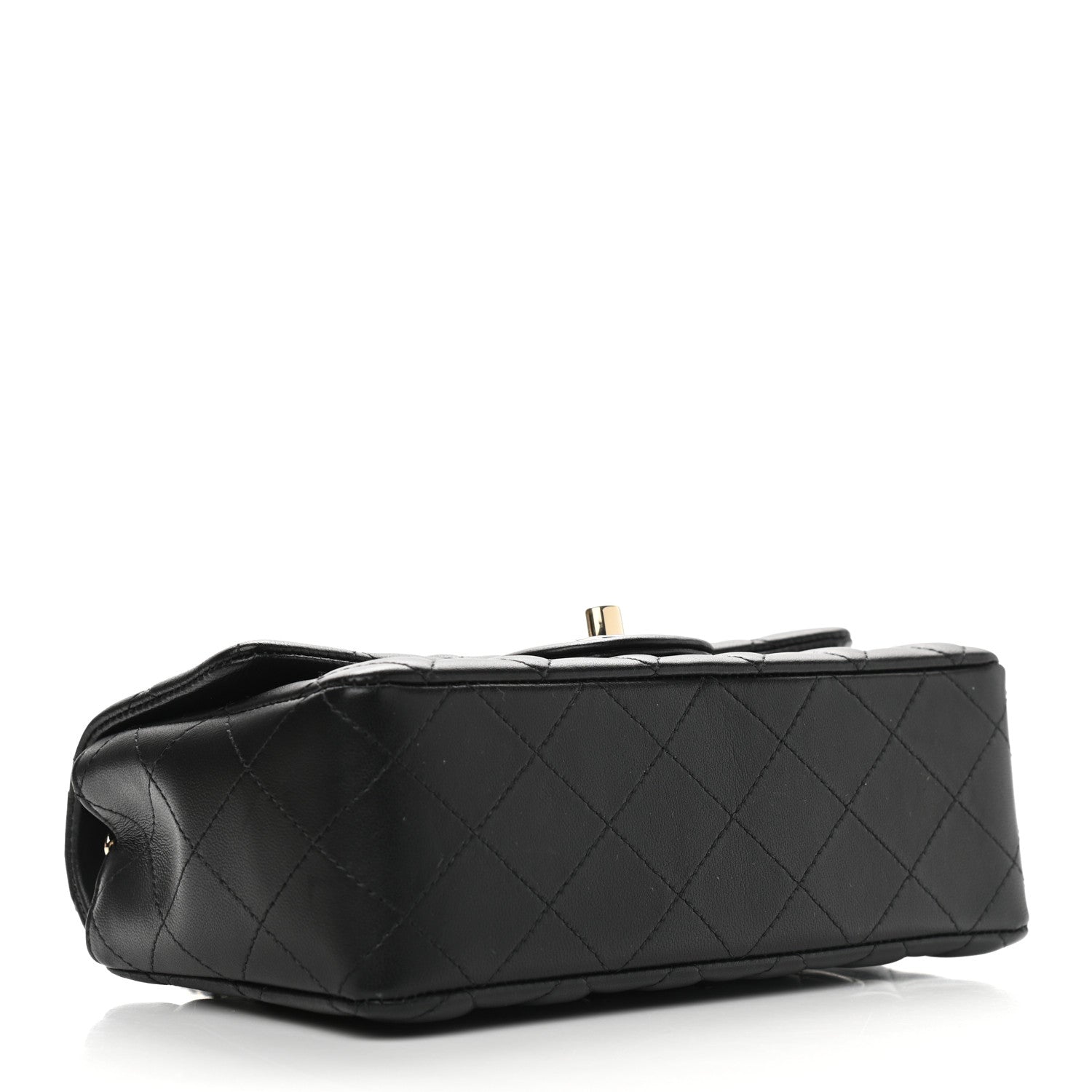 Chanel Lambskin Quilted Mini Rectangular Flap Black 4 of 11