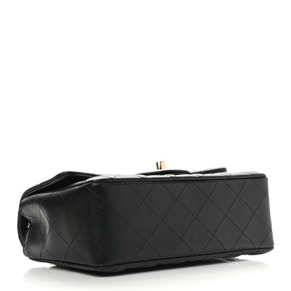 Chanel Lambskin Quilted Mini Rectangular Flap Black 4 of 11