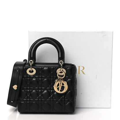 Christian Dior Lambskin Cannage Small My ABCDior Lady Dior Black 13 of 13