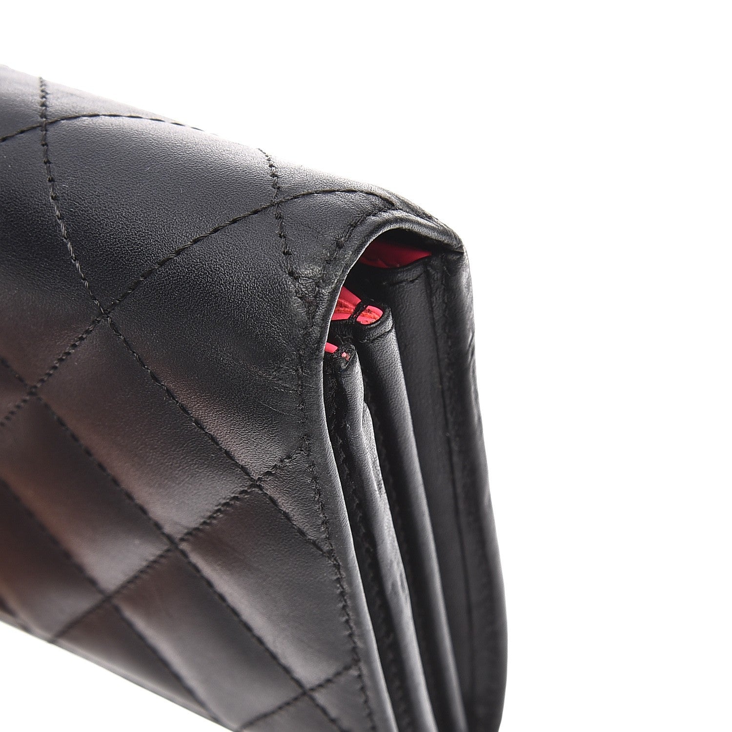 Chanel Calfskin Quilted Cambon Flap Wallet Black 9 of 10