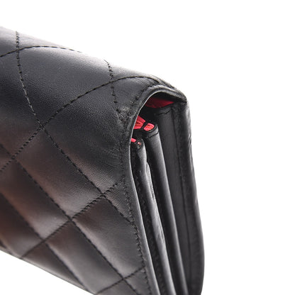 Chanel Calfskin Quilted Cambon Flap Wallet Black 9 of 10