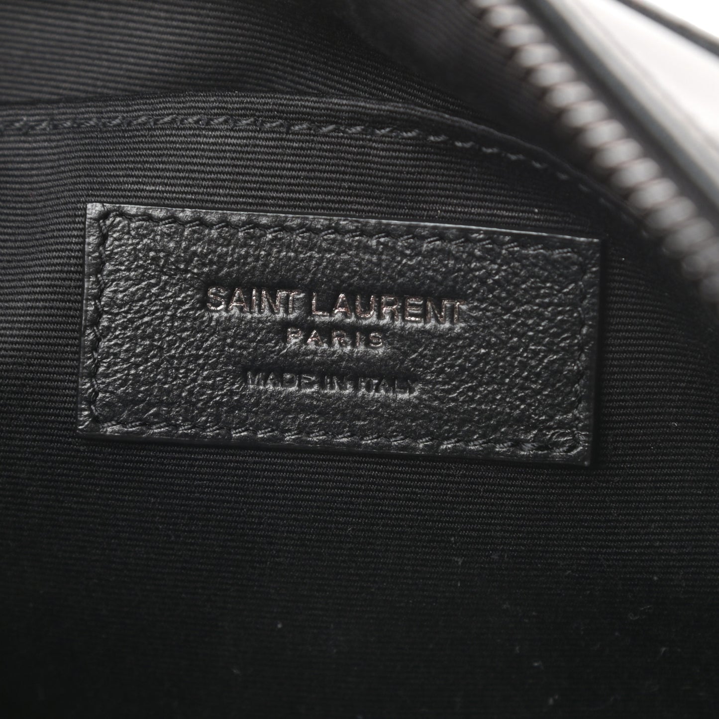 Calfskin Matelasse Monogram Lou Camera Bag Black