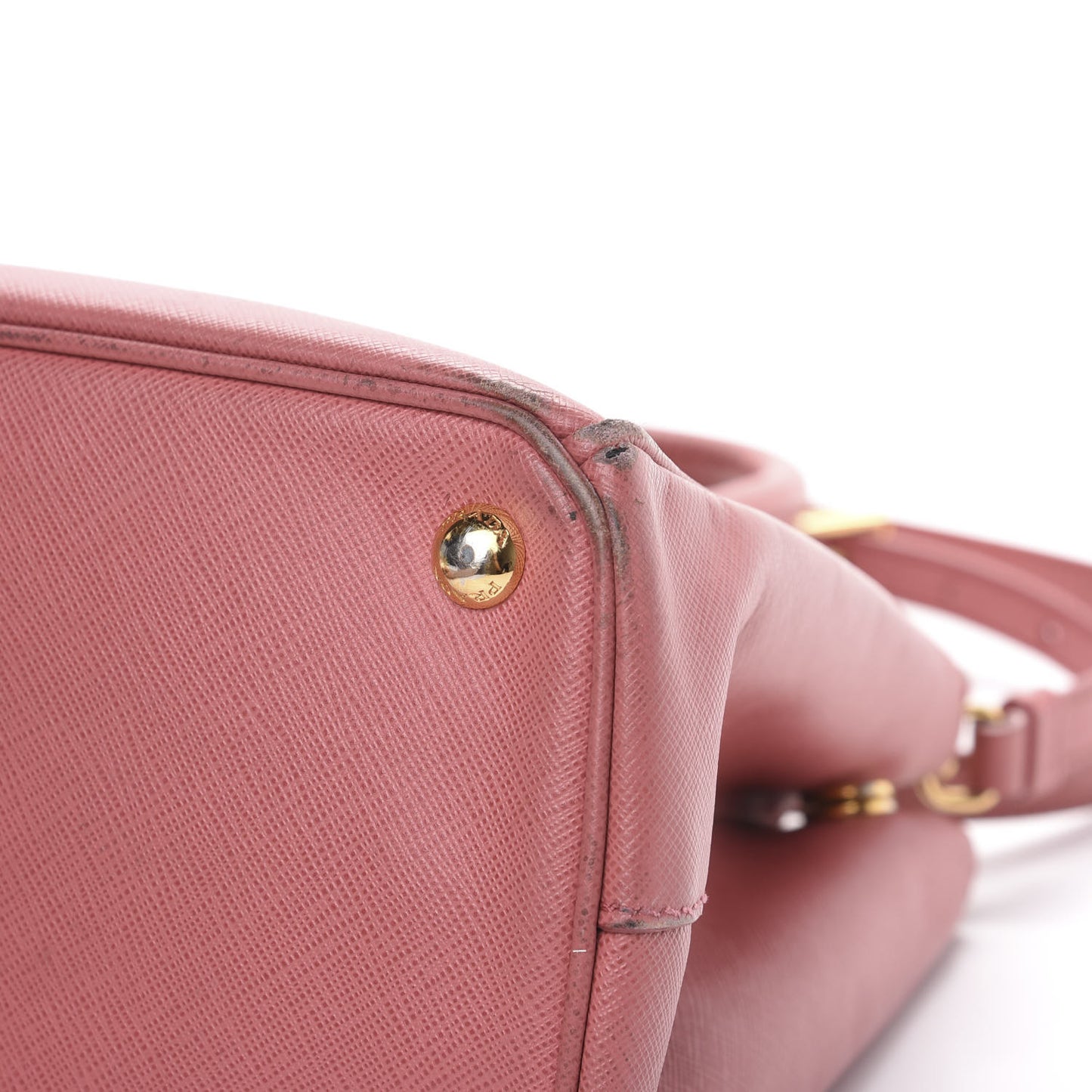 Saffiano Small Galleria Double Zip Tote Petalo