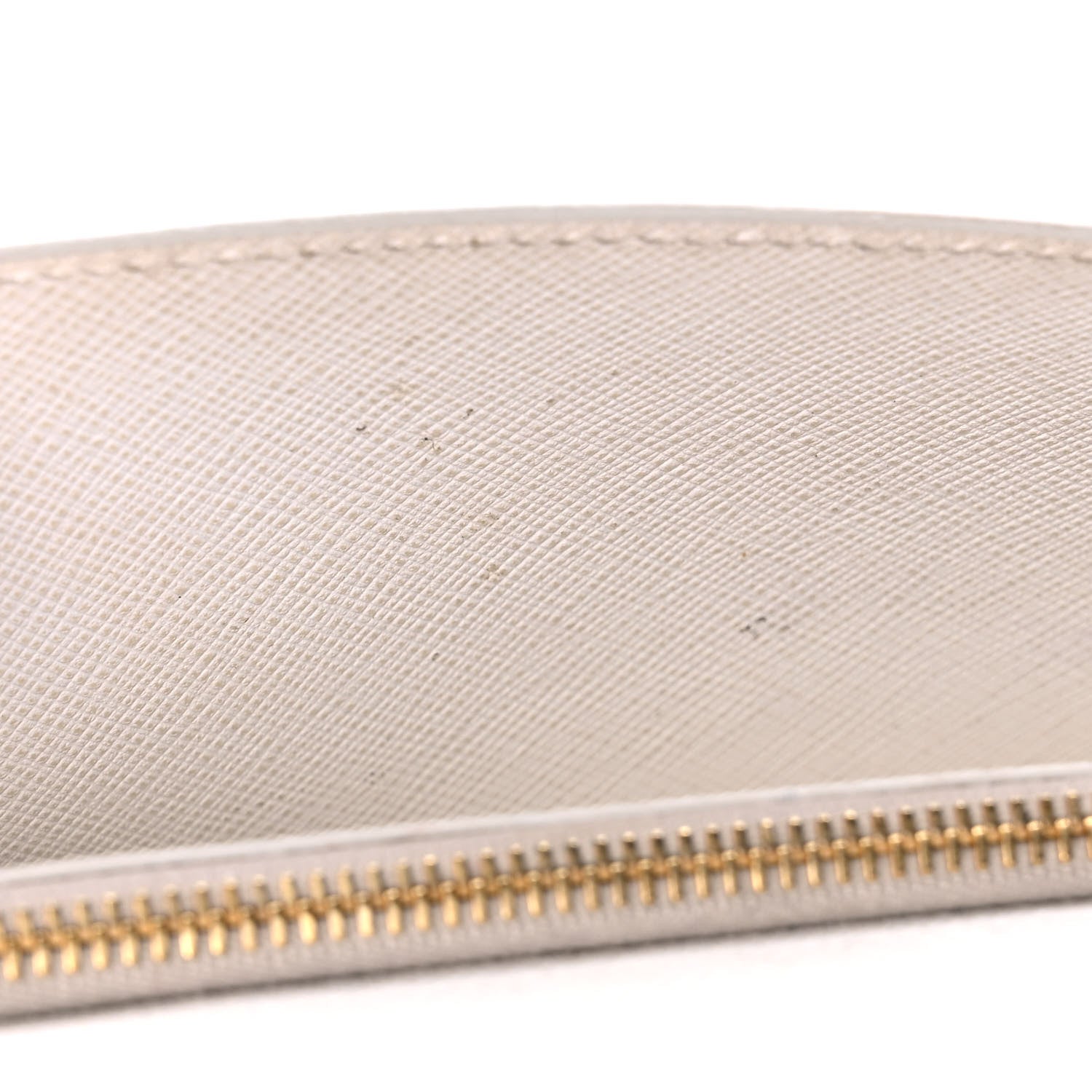 Prada Saffiano Shine Monochrome Mini Flap Crossbody Wristlet Bag Bianco 13 of 20