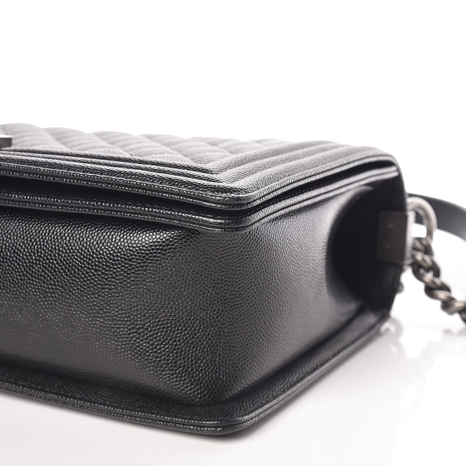 Chanel Caviar Quilted New Medium Boy Flap Black 9 of 13