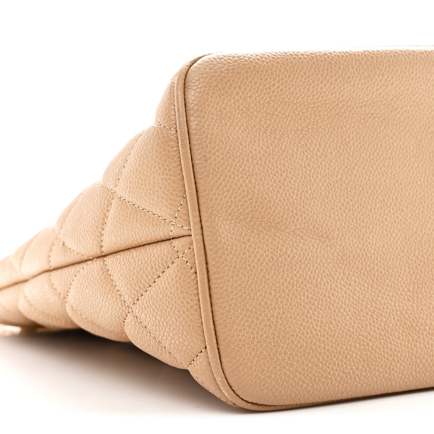 Chanel Caviar Quilted Medallion Tote Beige 9 of 12