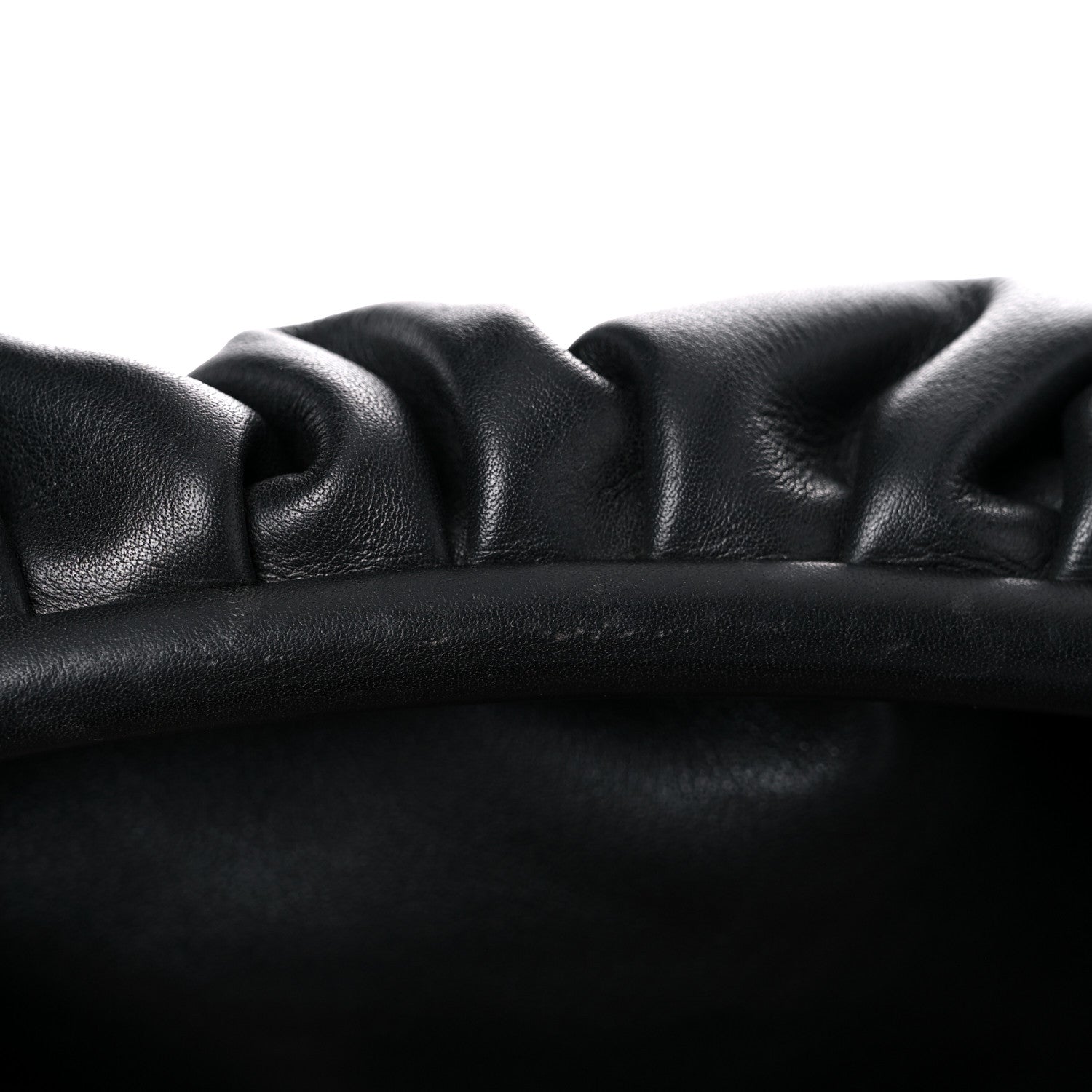 Bottega Veneta Smooth Butter Calf The Pouch Oversized Clutch Black 19 of 22