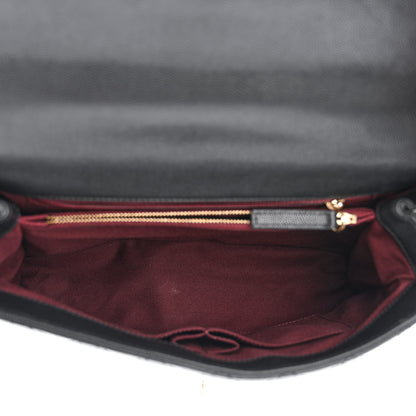Chanel Caviar Quilted Medium Coco Handle Flap Black 5 of 10