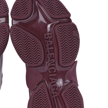 Balenciaga Fabric Womens Triple S Sneakers 37 Burgundy 6 of 8