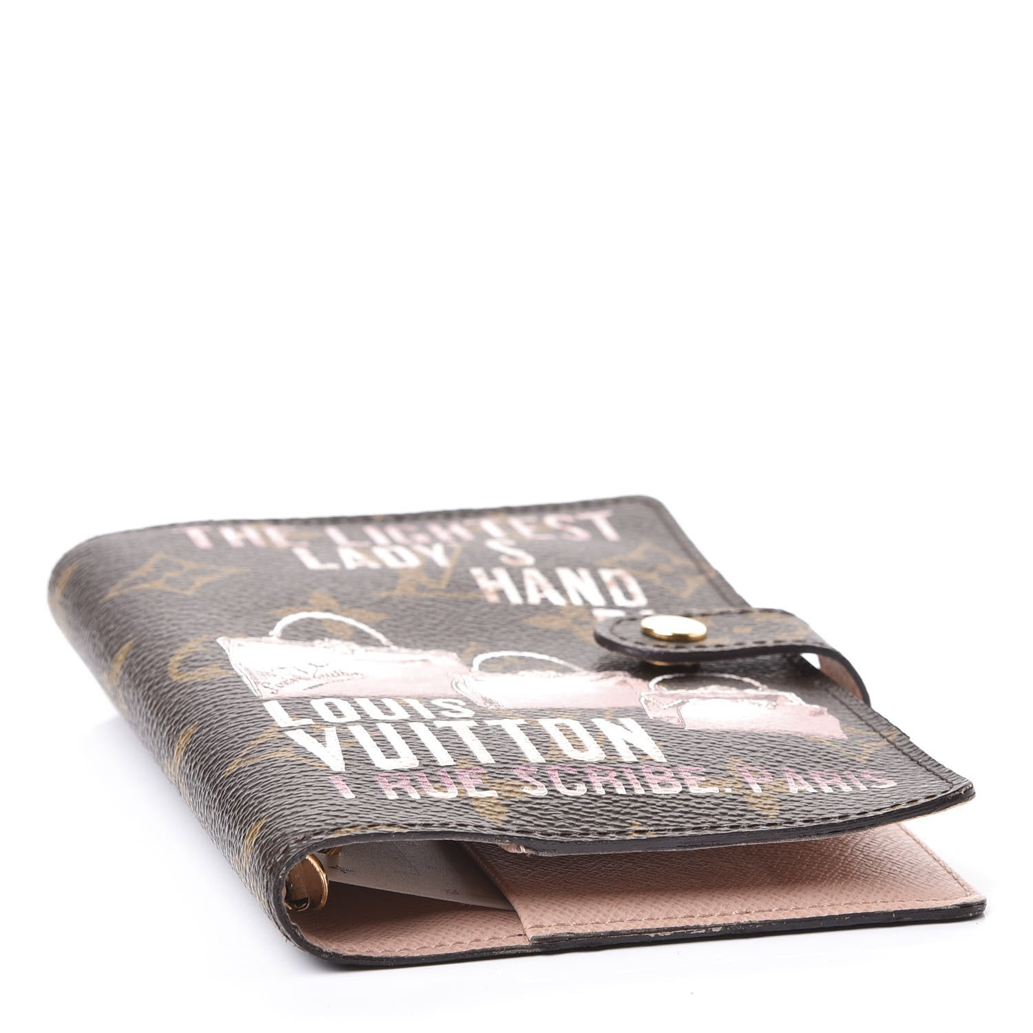 Louis Vuitton Monogram Affiche Small Ring Agenda Cover 3 of 9