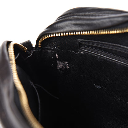 Chanel Lambskin Quilted Camera Case Black 15 of 15