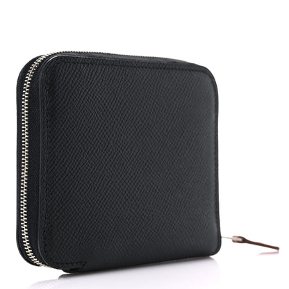 Hermes Epsom Silk'in Compact Wallet Black 3 of 7
