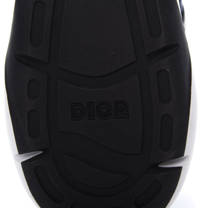 Christian Dior X Sorayama Ripstop Nylon Calfskin Mens B24 Runtek Sneakers 43 Blue Black 8 of 9