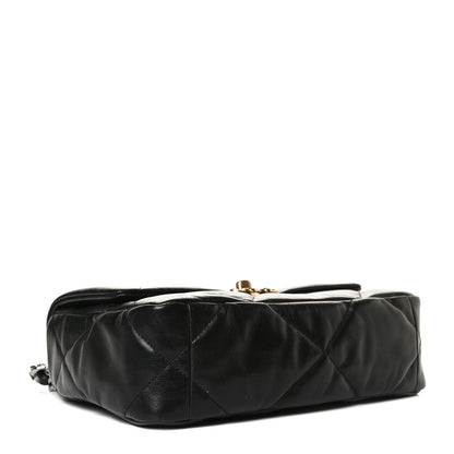Chanel Goatskin Quilted Medium Chanel 19 Flap Black 4 of 14