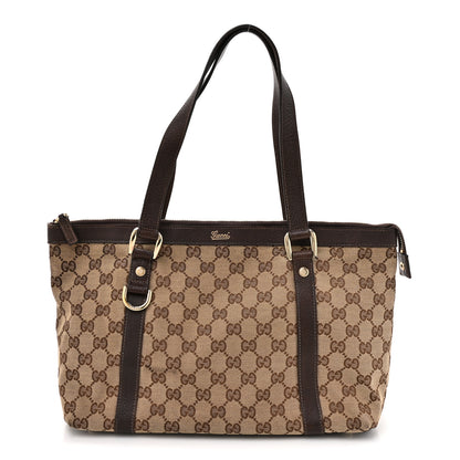 Gucci Monogram Medium Abbey Tote Brown 1 of 17