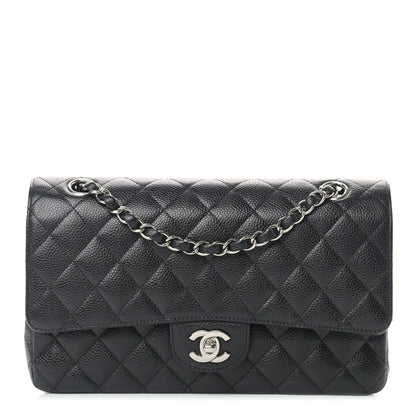 Chanel Caviar Quilted Medium Double Flap Black 1 of 14