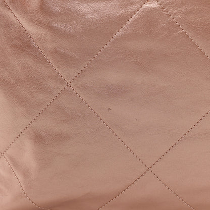Chanel Metallic Calfskin Quilted Chanel 22 Pink 12 of 14