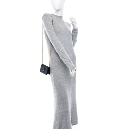 Versace Vitello Mini Virtus Chain Clutch Black 2 of 8