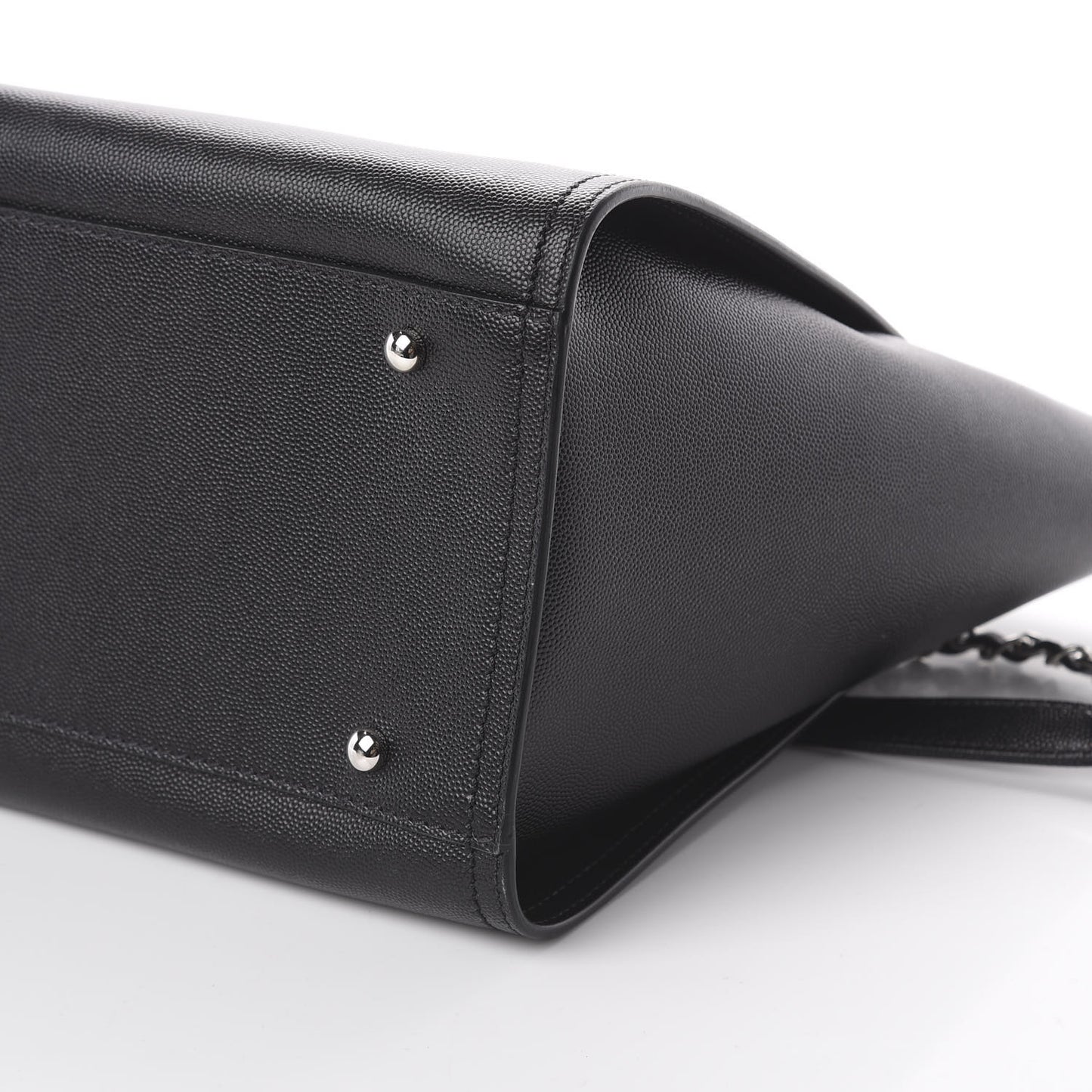 Caviar Small Studded Deauville Tote Black