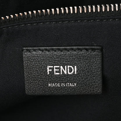 Fendi Vitello Dolce 4 Color Large By The Way Boston Bag Black Multicolor 5 of 8