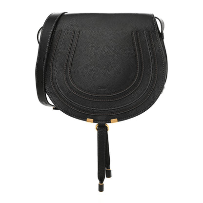 Chloe Calfskin Medium Marcie Round Crossbody Bag Black 1 of 11
