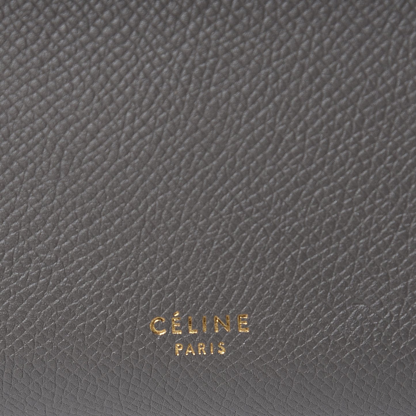 Baby Grained Calfskin Micro Belt Bag Grey