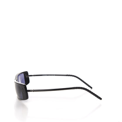 Chanel Rectangle Sunglasses 5036 Black 3 of 7
