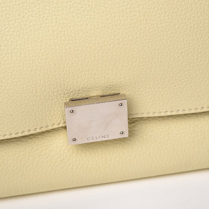 Celine Drummed Calfskin Suede Medium Trapeze Butter 16 of 24