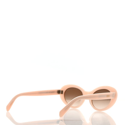 Celine Acetate Cat Eye Sunglasses CL401931 Milky Pastel Rose Brown 4 of 6