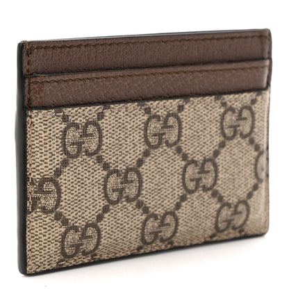 Gucci GG Supreme Monogram Ophidia Card Holder Brown 3 of 6