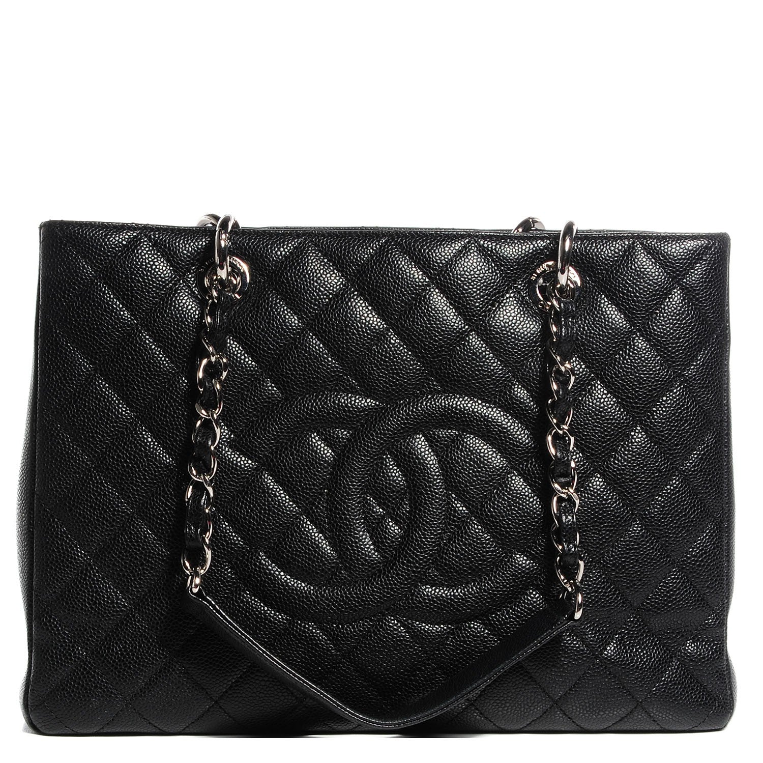 Chanel Caviar Quilted Grand Shopping Tote GST Black 1 of 8
