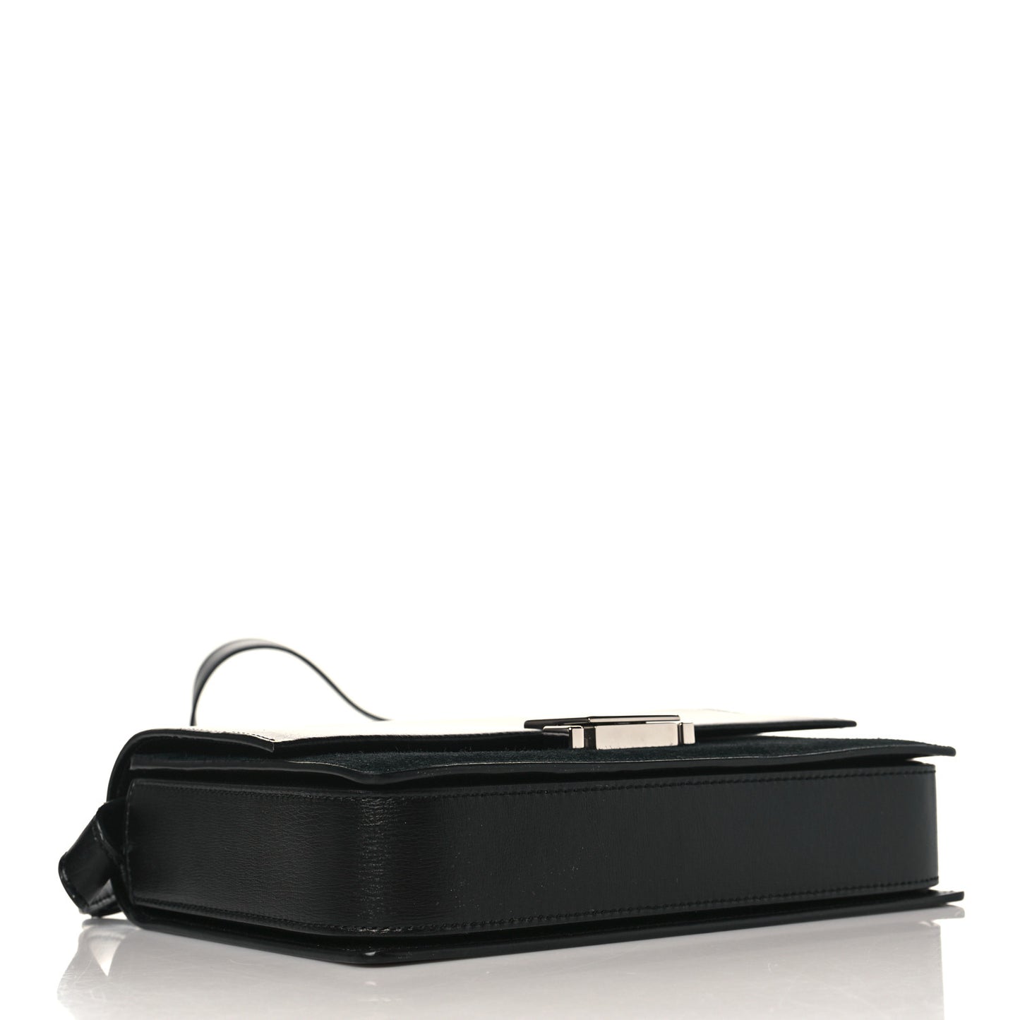 Smooth Calfskin Suede Medium Bellechasse Black