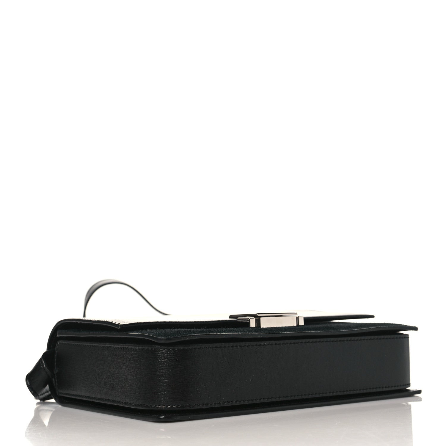 Saint Laurent Smooth Calfskin Suede Medium Bellechasse Black 4 of 11