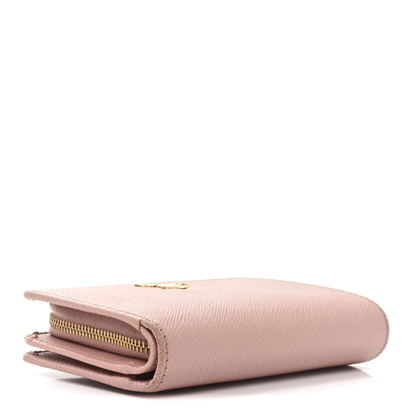 Saffiano Metal Compact Wallet Orchidea
