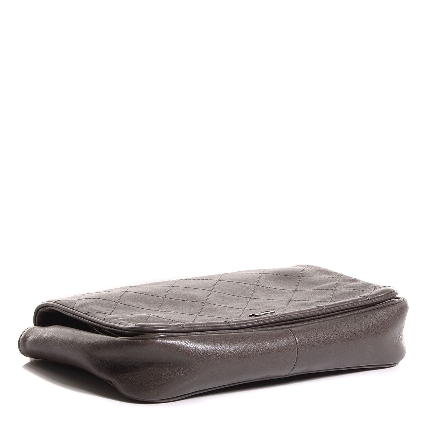 Lambskin Small Crossbody Flap Grey