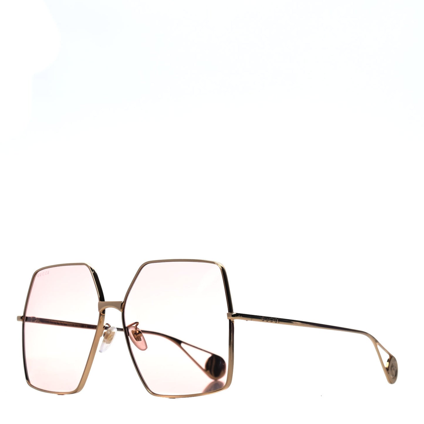 Square Frame GG0536S Sunglasses Gold