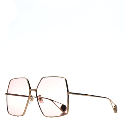 Gucci Square Frame GG0536S Sunglasses Gold 1 of 4