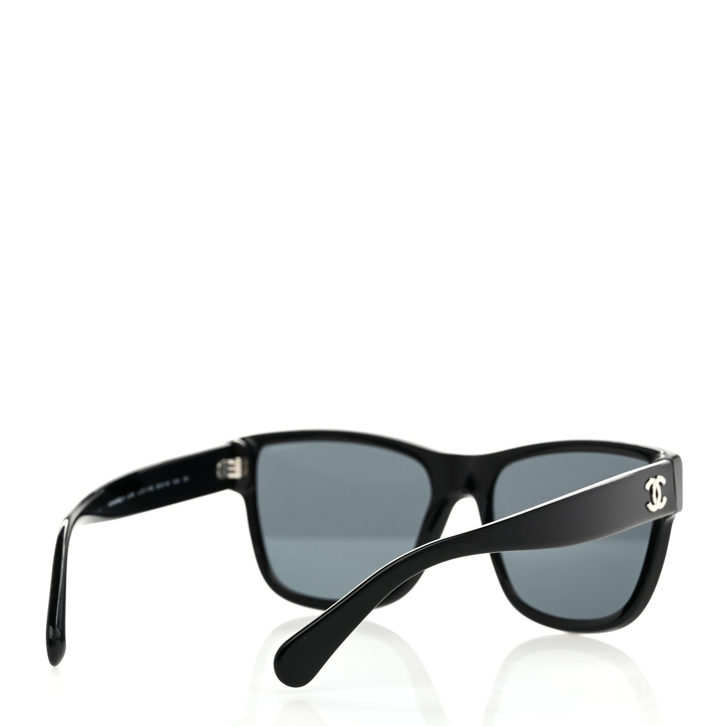 Acetate Polarized Square CC Sunglasses 5380 Black
